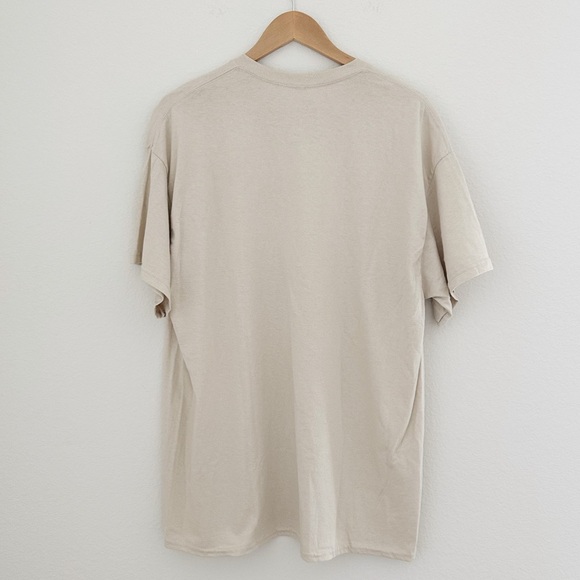 NEW Nirvana Tan Smiley Graphic Tee - Picture 5 of 6